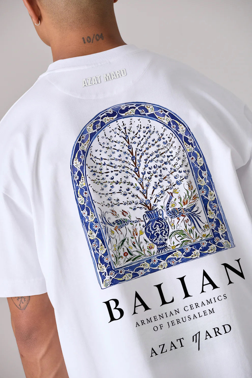 WHITE BALIAN T-SHIRT